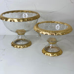 Gold Ruffle Bowl