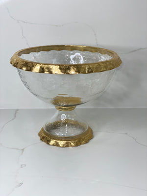 Gold Ruffle Bowl