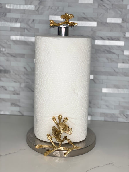 Silver Butterfly Paper Towel Holder – MGallerieDecor