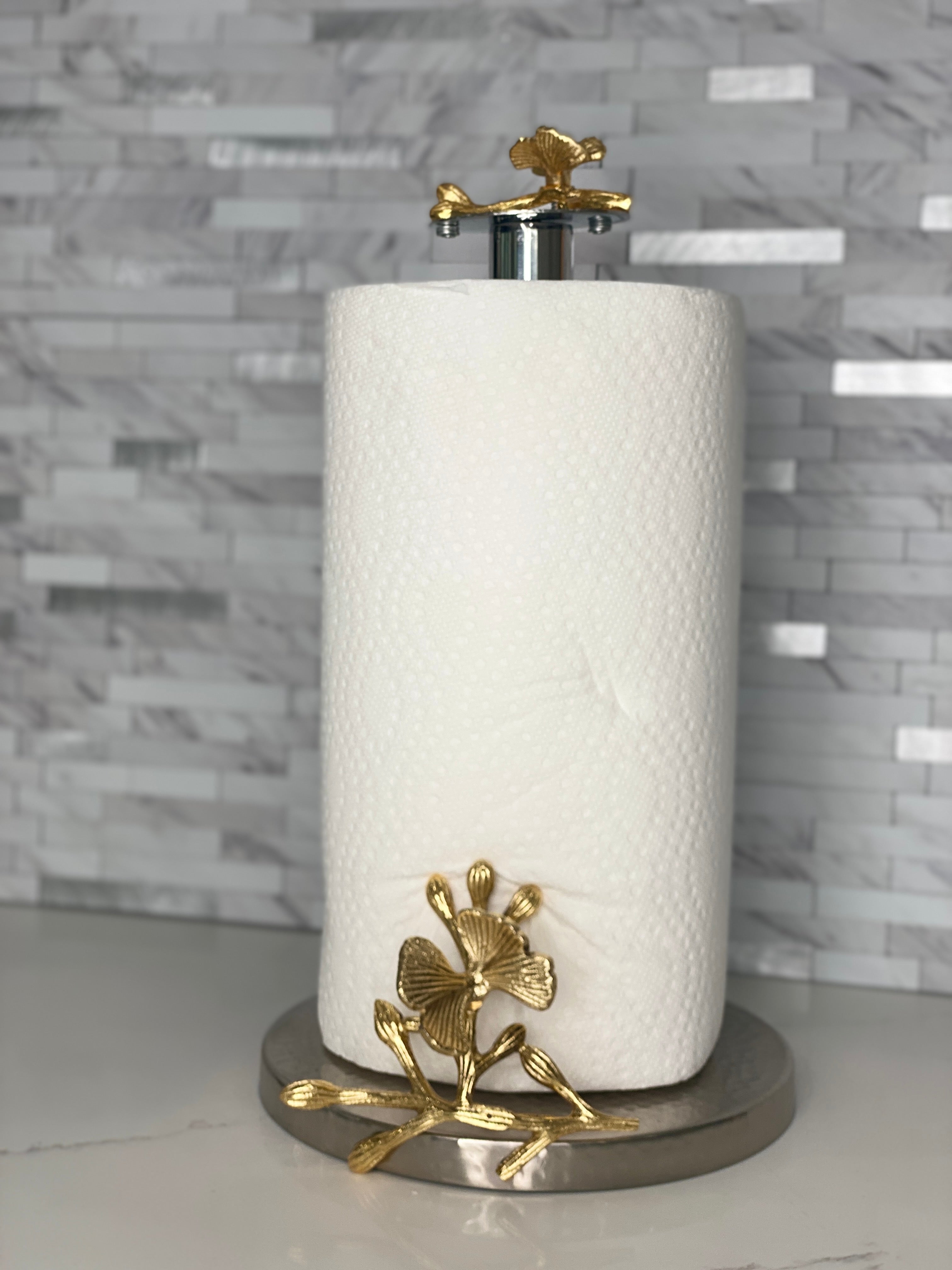 Gold Plated Paper Towel Holder - Buy Online – Sophie and Ella